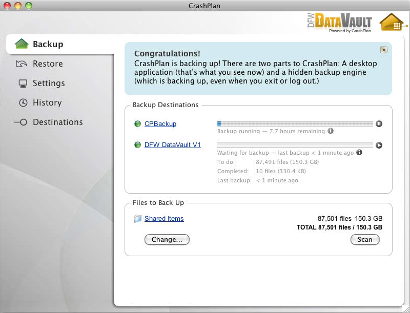 DFW DataVault Smart and Easy Backup Dallas/Fort Worth Metroplex
